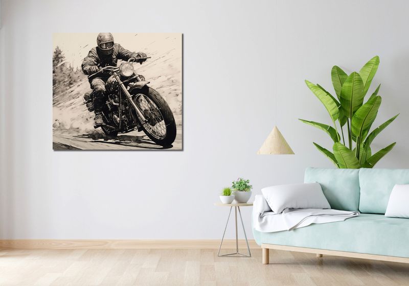 Obraz 100x90cm Na Pełnej Prędkości zdjęcie 2