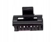 Spinka klamra plastikowa prostokątna średnia czarny 4cm