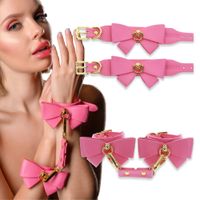 Kajdanki Różowe Miekkie Delikatne Malibu Wrist Cuffs BDSM TABOOM 17400 S-L