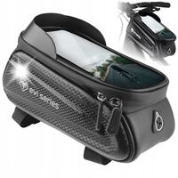 SAKWA ROWEROWA WODOODPORNA UCHWYT ETUI NA TELEFON TORBA NA RAMĘ SASZETKA L