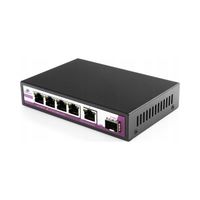 Uniwersalny SWITCH 5 portów RJ45 2.5G +port SFP 10G SP-SGT105S trwały LED