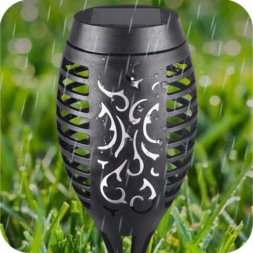 LAMPA SOLARNA POCHODNIA LAMPKI SOLARNE DO OGRODU OGRODOWE LED 4 SZTUKI na Arena.pl