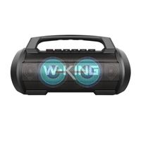 BEZPRZEWODOWY GŁOŚNIK BLUETOOTH W-KING D10 BLACK POWERBANK BOOMBOX 70 W