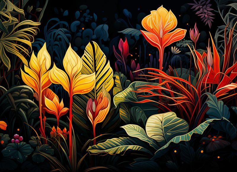 Plakat 55x40cm Tropikalna Symfonia zdjęcie 1