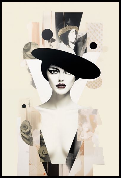 Plakat 68x101cm Portret en Décalage zdjęcie 2