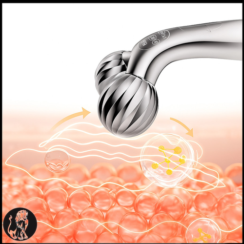 Masażer twarzy elektryczny Roller do masażu z EMS i wibracją kulowy lifting na Arena.pl