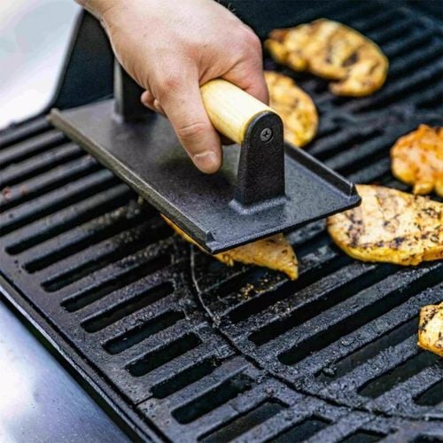 żeliwna praska do burgerów steków kinghoff kh-1758 na Arena.pl