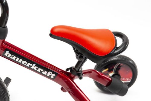 Multi rowerek trójkołowy biegowy Bauerkraft 3w1 czerwony na Arena.pl