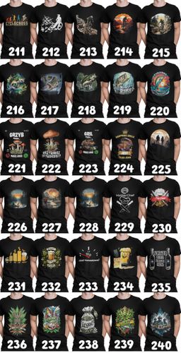 KOSZULKA T-SHIRT MĘSKI WZORY DO WYBORU - SQUID GAME SERIALE - XXL na Arena.pl