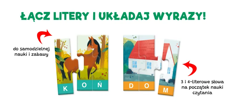 Puzzle edukacyjne. Pierwsze słowa zdjęcie 2