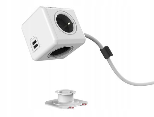 Listwa allocacoc PowerCube 4 gniazda 2xUSB 1,5m na Arena.pl