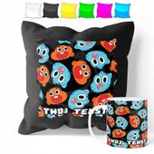 ZESTAW: KUBEK + POSZEWKA - GUMBALL - PREZENT WIELE WZORÓW + IMIĘ