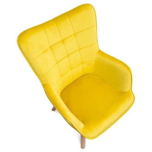 FOTEL GRELLA MUSTARD na Arena.pl