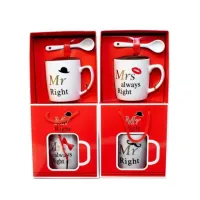 KUBEK CERAMICZNY W OPAKOWANIU WALENTYNKI