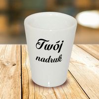 Ceramiczny kieliszek 45 ml z Twoim nadrukiem
