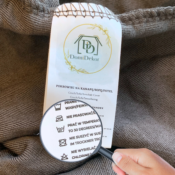 POKROWIEC NA SOFĘ SIEDZISKO OPARCIE JODEŁKA BRĄZ zdjęcie 9