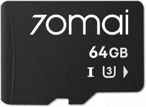 Oryginalna karta pamięci do kamer wideorejestratorów 70mai pojemność 64GB na Arena.pl