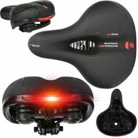 SIODEŁKO ROWEROWE PIANKOWE KOMFORTOWE ŻELOWE AMORTYZOWANE SOLIDNE