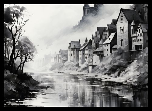 Plakat 35x25cm Mglisty Refleks na Arena.pl