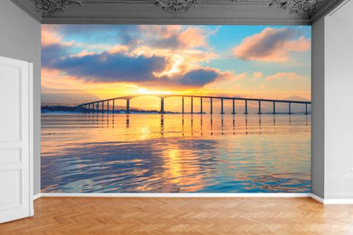 Fototapeta MOST NAD OCEANEM ZACHÓD SŁOŃCA 370x250 na Arena.pl