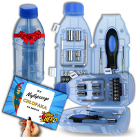 Zestaw narzędzi 15 elementów butelka