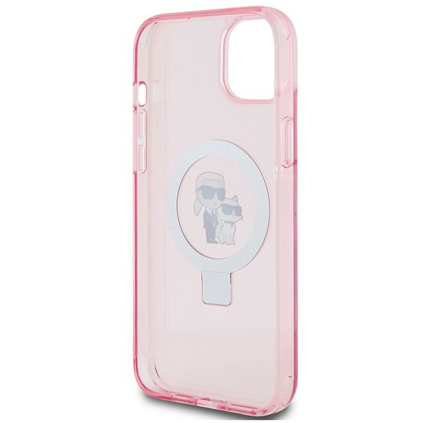 Etui Karl Lagerfeld do iPhone 15 Plus, iPhone 14 Plus, Różowy, MagSafe zdjęcie 7