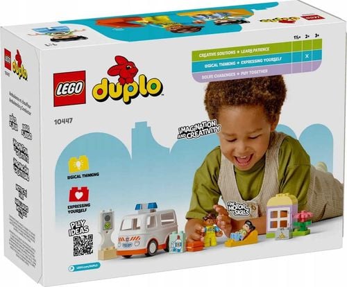 10447 - lego duplo - karetka z kierowcą na Arena.pl