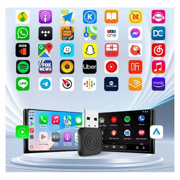 Bezprzewodowy CarPlay Android Auto Adapter Carlinkit Mini Ultra 2w1 zdjęcie 6