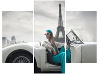 OBRAZ TURKUSOWA DAMA PARYŻU