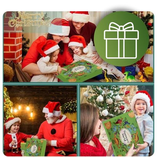 Kalendarz Adwentowy Świąteczny dla Dzieci 24 Dinozaury Kolejka Akcesoria na Arena.pl