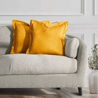 Poszewka velvetowa SIDE 45x45 2 szt. musztardowa AmeliaHome