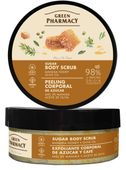GREEN PHARMACY Peeling cukrowy do ciała Miód manuka i Oliwa z oliwek 200 ml