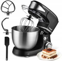 ROBOT KUCHENNY METALOWA MISA 1000W 5L MIKSER 6 PRĘDKOŚCI EKONOMICZNY MOCNY