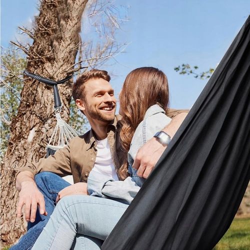DUŻY HAMAK DWUOSOBOWY XXXL OGRODOWY MOCNY PŁÓCIENNY HAMAK 150X200CM na Arena.pl