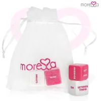 moressa english dice game - zestaw akcji i lokalizacji, z etui, 2 cm