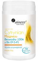 ALINESS Cytrynian Magnezu Bezwodny B6 Proszek 250g