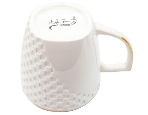 Serwis kawowy zestaw filiżanek ze spodkiem 240 ml 6+6 porcelanowy na Arena.pl