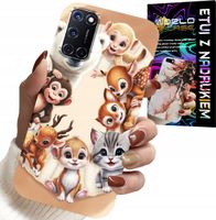 ETUI DO OPPO A52 - PLECKI DLA DZIECI W ZWIERZĘTA LEŚNE CASE