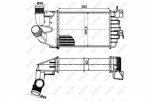 NRF INTERCOOLER OPEL ASTRA H A04 2005-2010 na Arena.pl