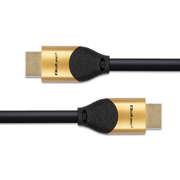 Qoltec Kabel HDMI v2.1 Ultra high speed 8K 60Hz 28AWG GOLD 2m zdjęcie 9