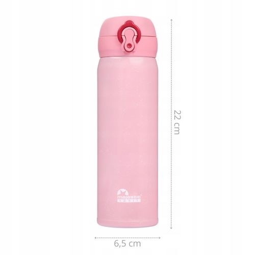 Kubek termiczny z ustnikiem termos podwójne ścianki Majestic Sport 450 ml na Arena.pl