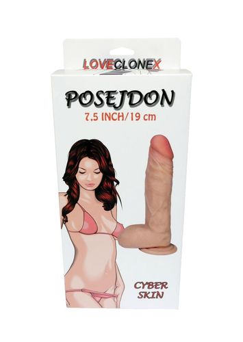 Dildo-Posejdon-Loveclonex 7,5""""""""-Flexible na Arena.pl