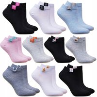 10 x STOPKI DAMSKIE SKARPETKI BAWEŁNIANE KOLOROWE NASZYWKI 39/41