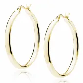 POZŁACANE SREBRNE KOLCZYKI KÓŁKA KÓŁECZKA 3MM 3CM RYNIENKI KREOLE KREOLKI