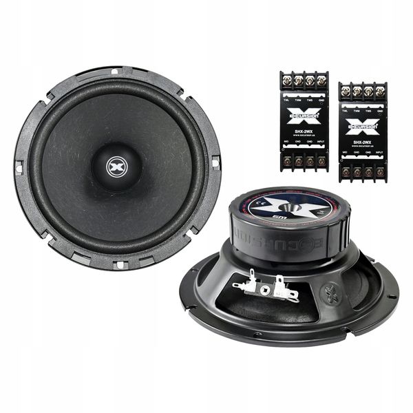 Głośniki samochodowe Excursion 165mm 250W 2 drożne ZWROTNICE w zestawie zdjęcie 2