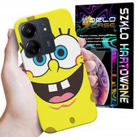 ETUI DO XIAOMI REDMI 13C - SPONGEBOB BAJKI GRY WYBÓR PLECKI + SZKŁO