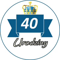 Opłatek na tort Urodziny 18 30 40 50 60  Okazjonalny