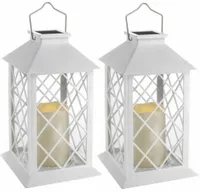 2x Latarenka ogrodowa LED SOLARNA Lampion Znicz SuperLED