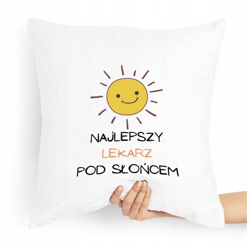 Poduszka Prezent Dla Doktora Najlepszy Pod Słońcem Z Nadrukiem Ze Zdjęciem na Arena.pl