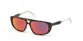 Diesel DL0306 52U Tortoise Aviator Mirrored Plastic Frame 54-13-135